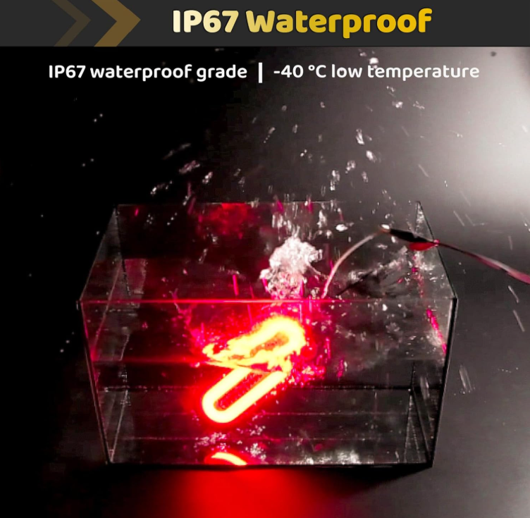 Kamyon Kuyruk lambası için 6 " İnç Oval LED Kuyruk Römorku Kırmızı Su Geçirmez