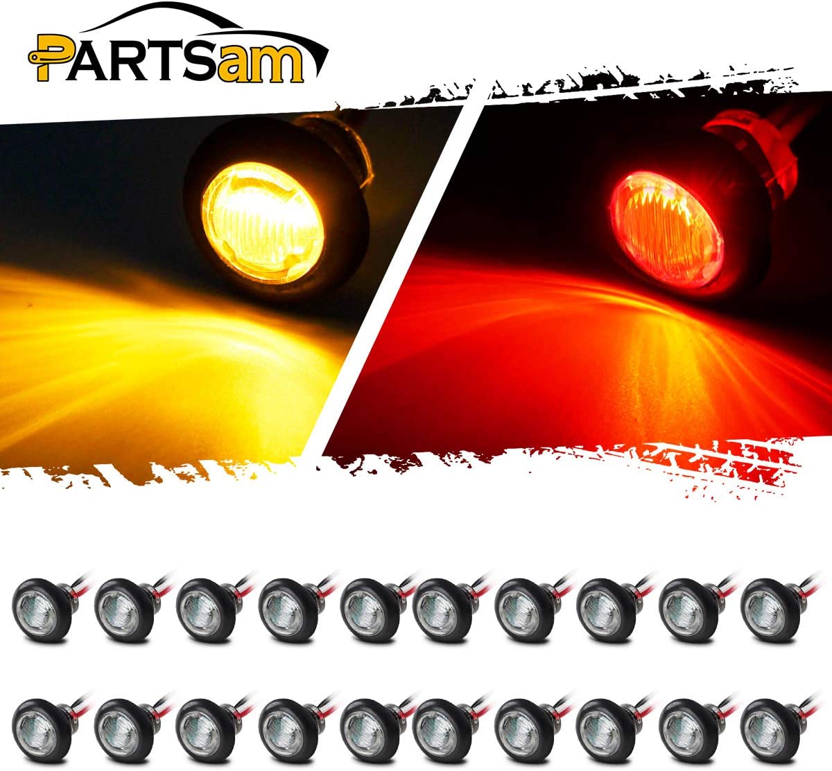 kare su ge&ccedil;irmez led &ccedil;alışma lambası, Sıcak Satış LED yan Işık, 12V LED Yan sinyal lambası, kamyon i&ccedil;in LED Yan sinyal lambası, 3/4 in&ccedil; LED Yan sinyal lambası