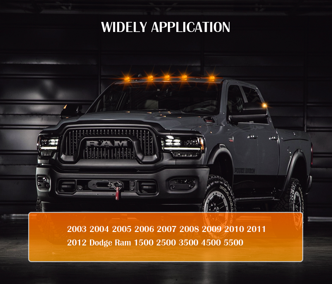 Dodge Ram 2015 için 24V LED KABalı Çatı İşareti Işığı