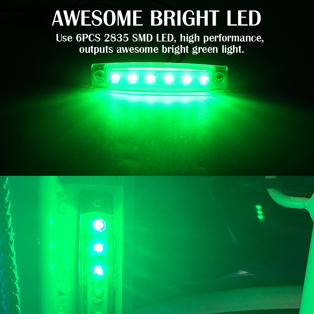 Tekne/römork 3,5 inç LED işaretleyici ışığı göstergeler