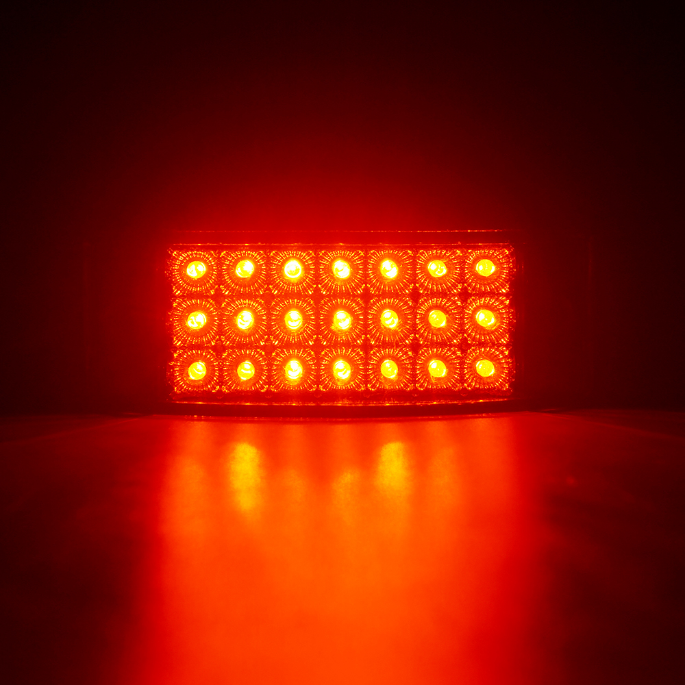  6 "kırmızı dikdörtgen LED kuyruk ışığı