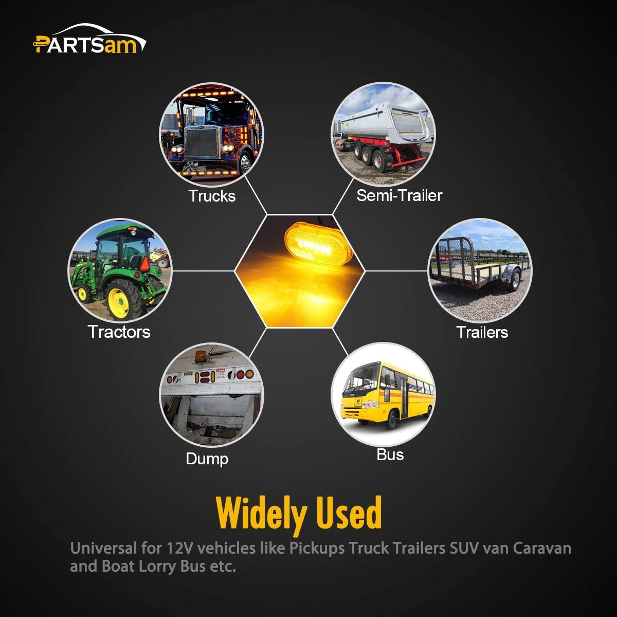 Led Ara&ccedil; Kamyon Ampulleri,su ge&ccedil;irmez led &ccedil;alışma lambası,kare su ge&ccedil;irmez led &ccedil;alışma lambası,mavi renkli i&ccedil; led araba ampul&uuml;,3/4 in&ccedil; LED Yan sinyal lambası turck ışığı