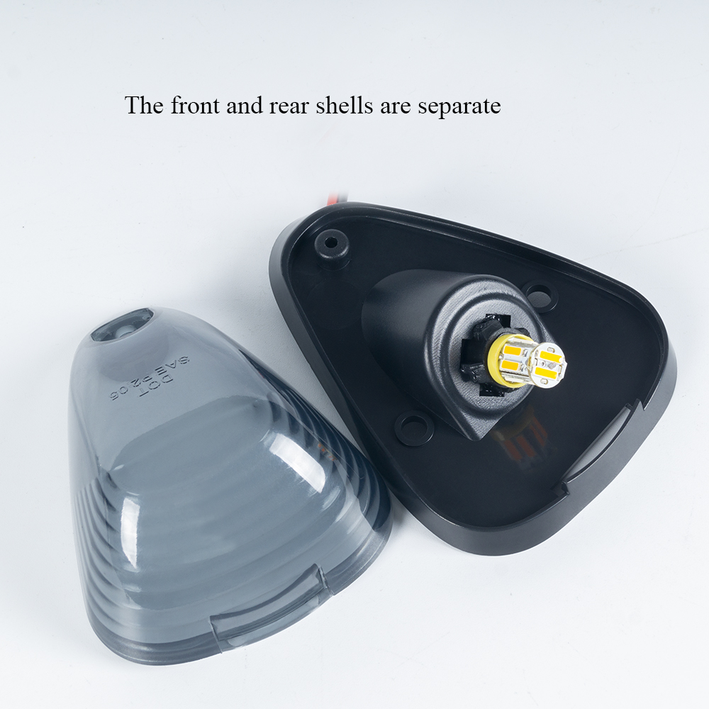 Ford Led Cab Roof Light,Led Cab Roof Amber Light,LED Cab Roof Marker Lights,Super Duty Cab Top Lights,Pickup Cab Top Lights Amber LED Cab Roof Top Marker Lights with Black Smoke Lens for Ford Super Duty Pickup Trucks SUV Use for 1999-2016 Ford F-150 F-250 F-350 F-450 F-550 F-650 F-750 E-150 E-250 E-350 E-450 Super Duty Pickup Trucks.