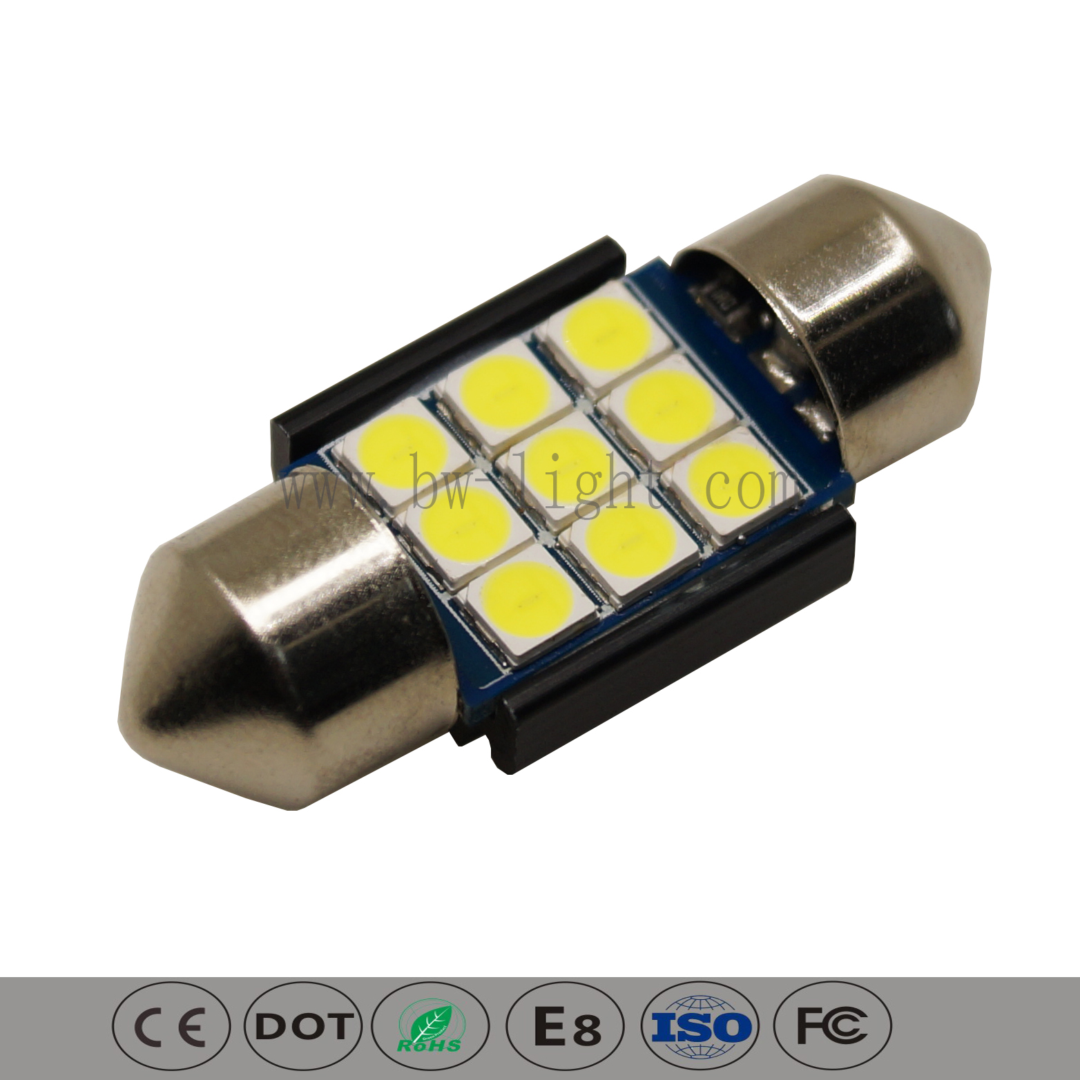 31mm Süper Parlak LED Kubbe Ampul Araba Işıkları 