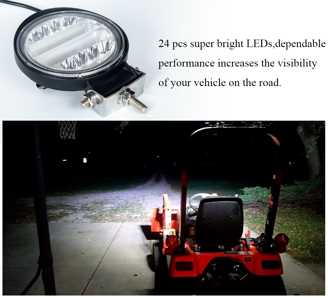 4inch LED iş ışığı 72W 4 