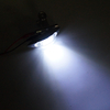 Krom çerçeveli beyaz mini LED işaretleyici ışığı 