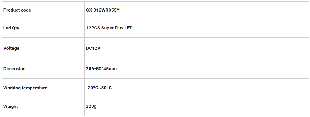 1996 F250 350 450 Y&uuml;ksek Mount &Uuml;&ccedil;&uuml;nc&uuml; Fren Işıkları GX-012WR05SY