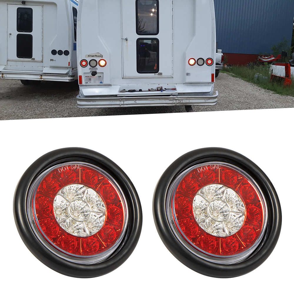 4inch Tur 3 Fonksiyon LED Kuyruk Işıkları Su Geçirmez