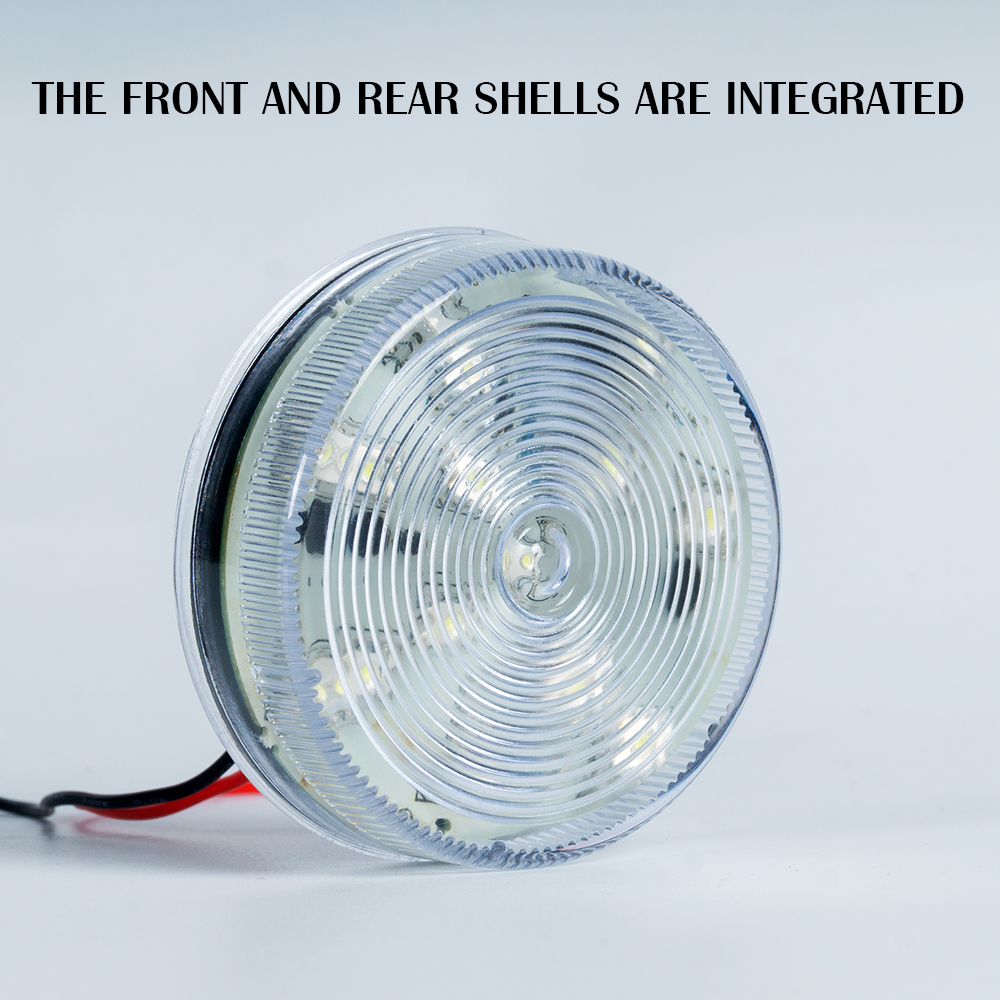 Su geçirmez yuvarlak römork led boşluk yan işaret ışıkları 