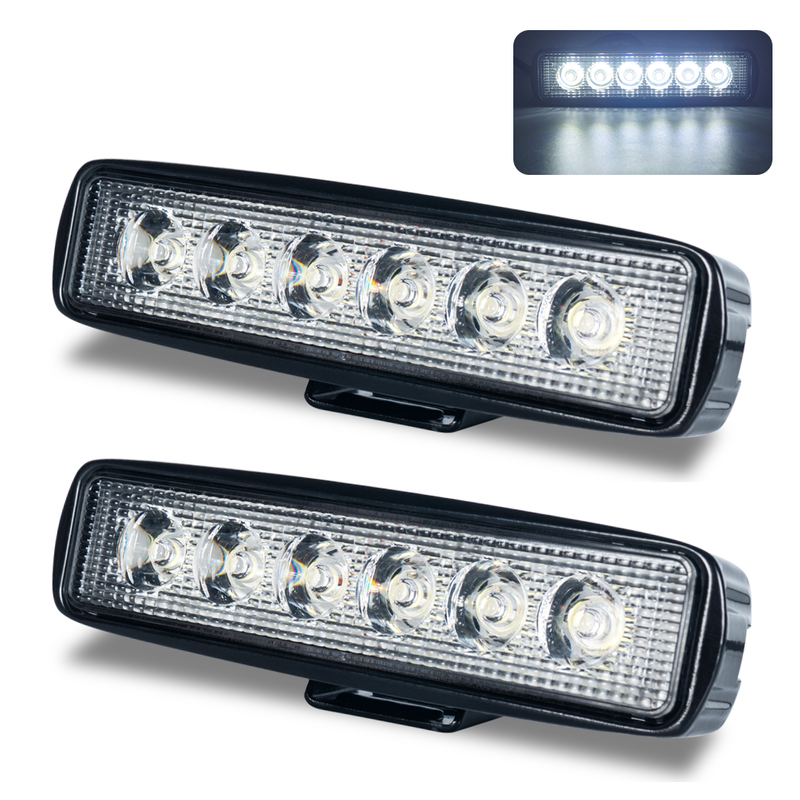6 "Beyaz 36W düşük profilli LED Sürüş Işık Çubuğu