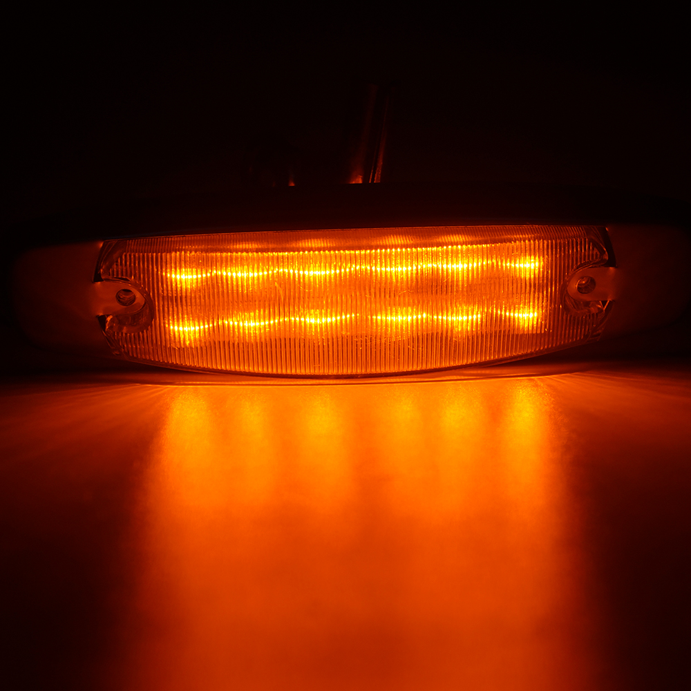 Araçlar için krom kırmızı LED işaretleyici yan ışığı