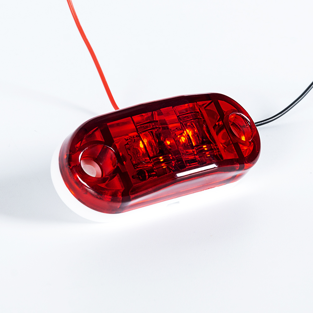 3 inç Kırmızı H-şekilli LED yan işaret ışığı