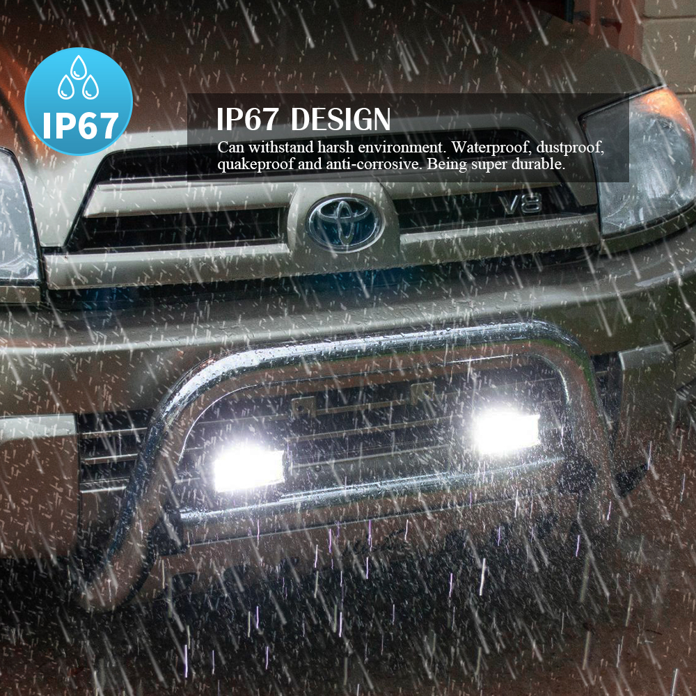 72W Dikd&ouml;rtgen Spot Işın LED Turck i&ccedil;in Işık İş Işıkları 