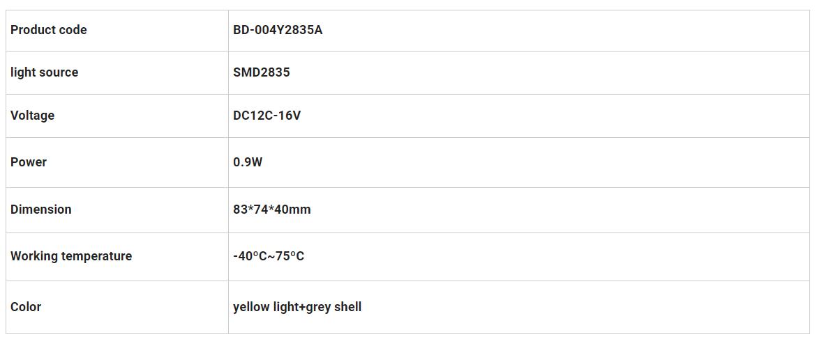 Dodge Rerview Ayna Işıkları BD-004Y2835A