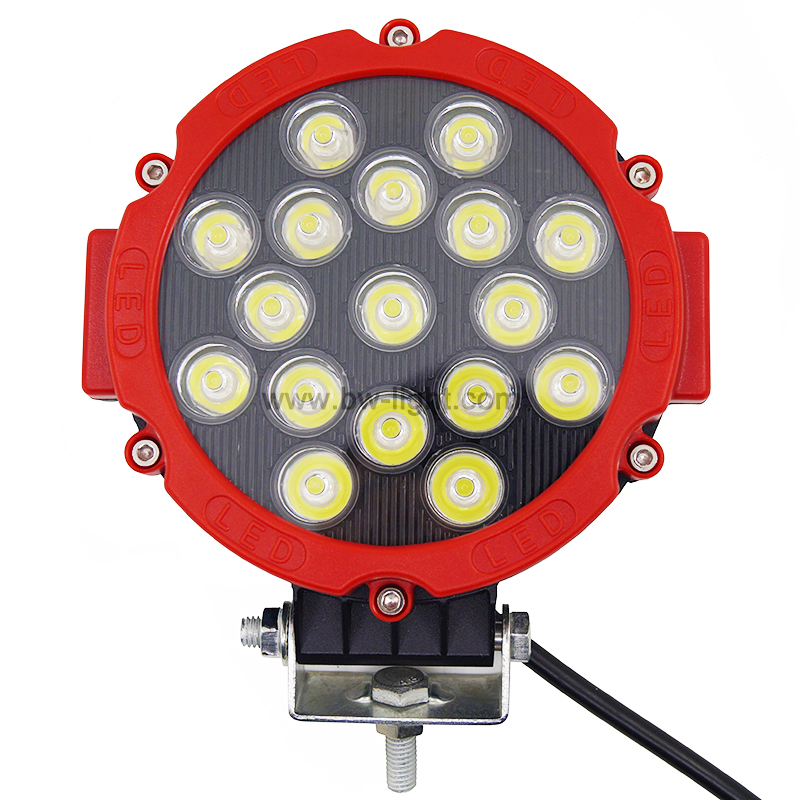 Kamyonlar için Beyaz 51W Led Çalışma Işığı