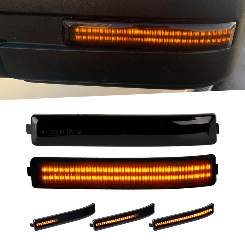 Ford füme lens LED dönüş sinyali arka ayna ışığı flaş modeliyle