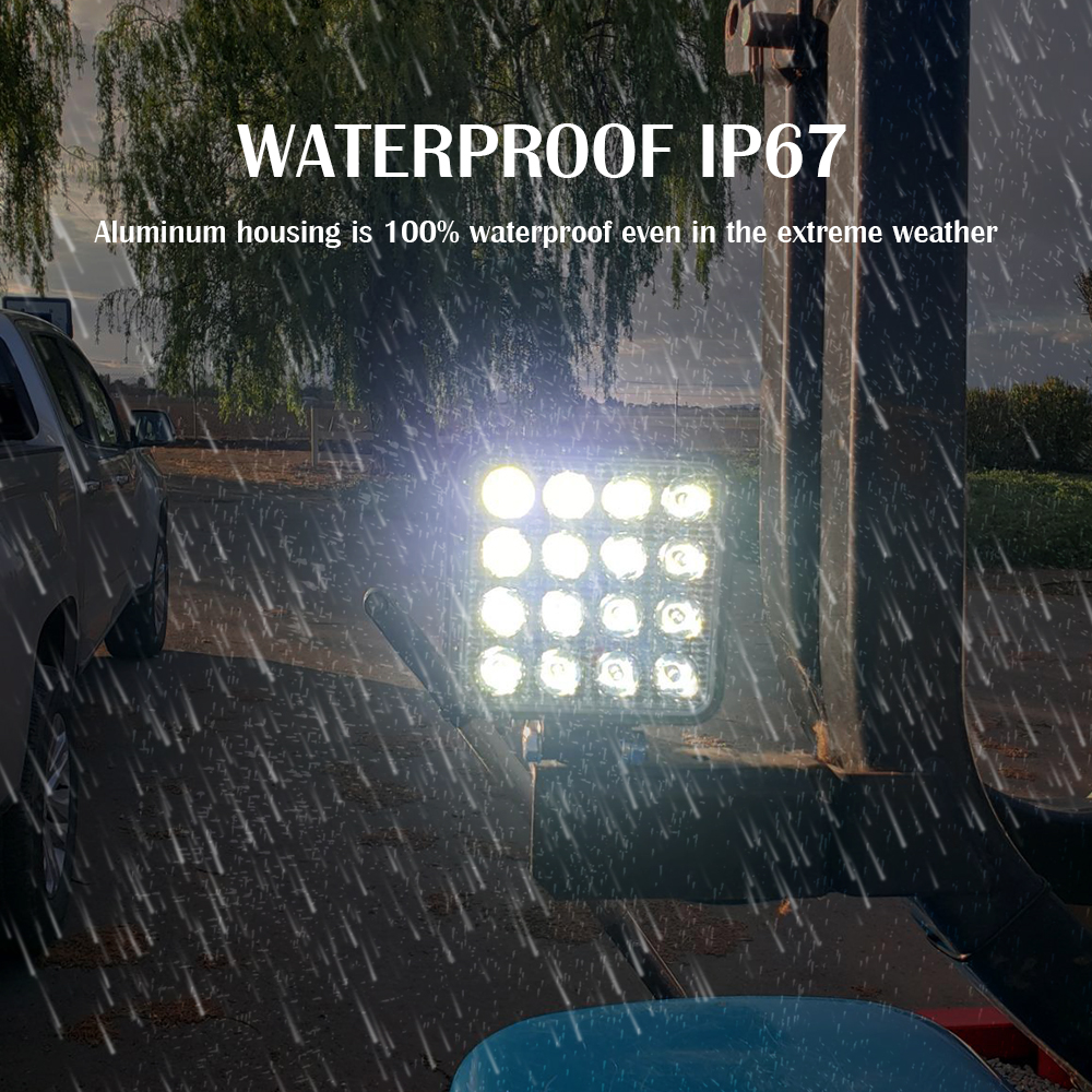 Toptan 48W kare LED iş ışık &ccedil;ubuğu 