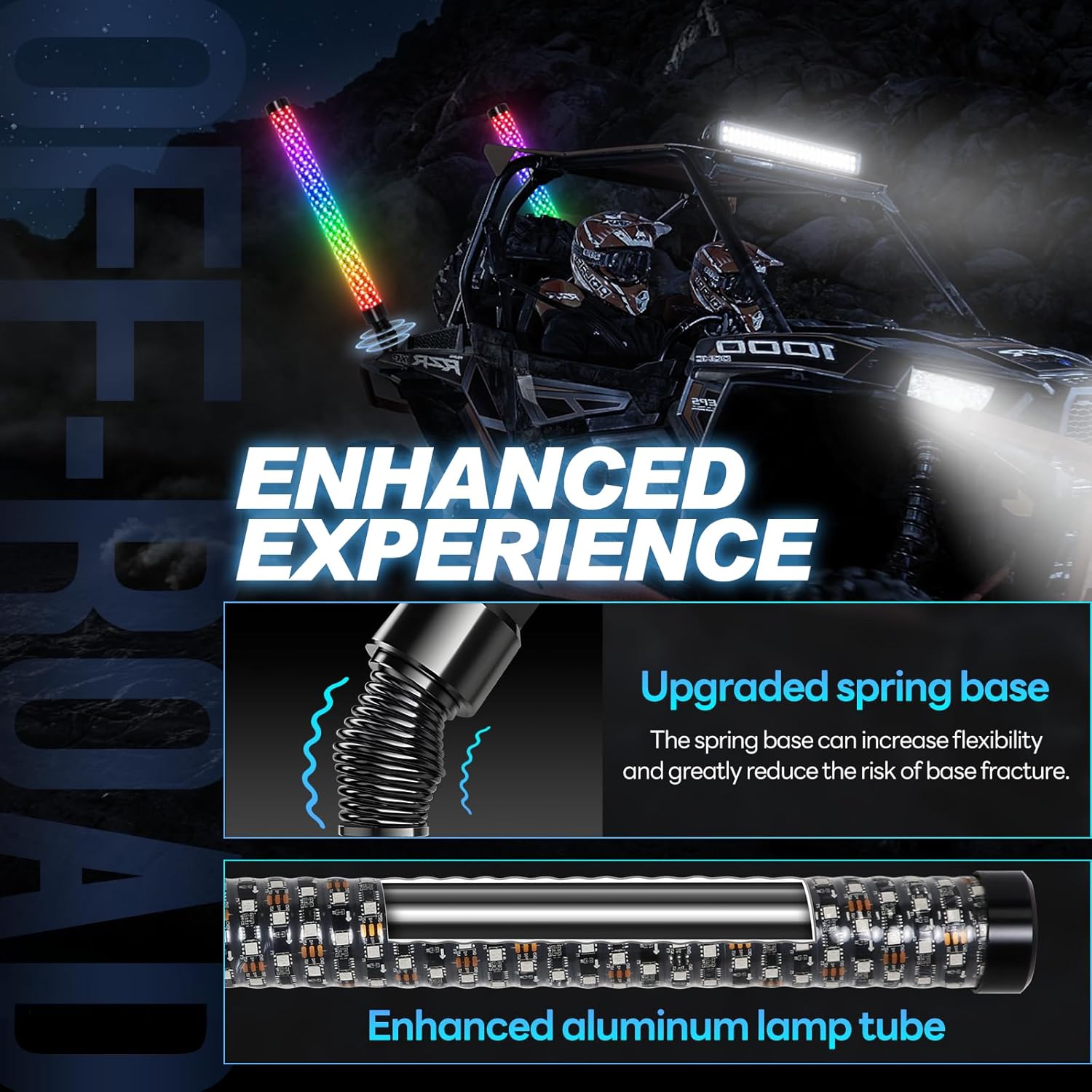 360&deg; Spiral LED Kırba&ccedil; Işıkları, ATV i&ccedil;in Kırba&ccedil; Işıkları, Uzaktan Kumanda Spiral LED Kırba&ccedil; Işıkları, Sxs i&ccedil;in LED Kırba&ccedil; Işıkları, APP Kontrol&uuml; Takip Kırba&ccedil; Işığı