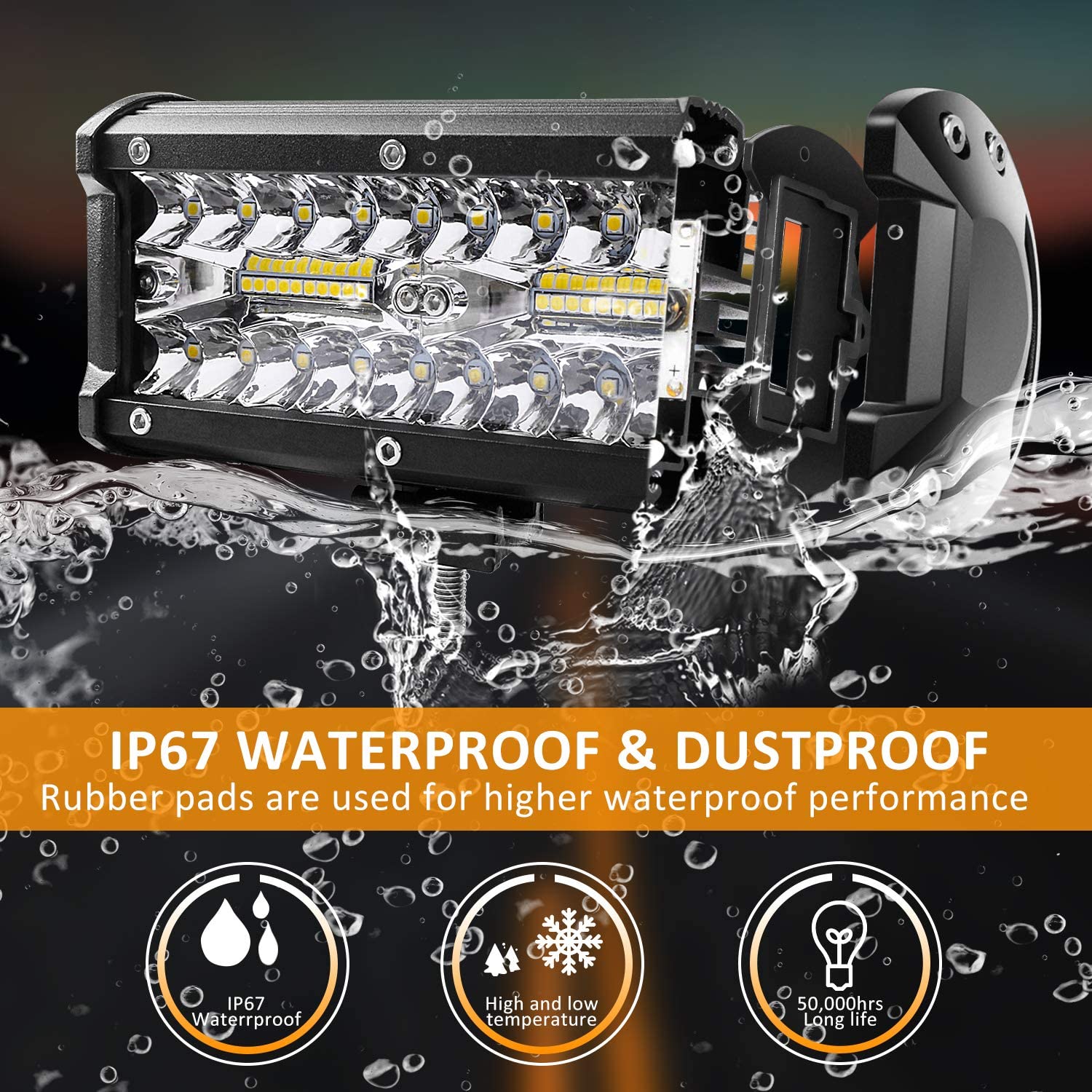 Led Araba Kamyon Ampuller, 27 Watt su ge&ccedil;irmez led &ccedil;alışma lambası, i&ccedil; led araba ampul&uuml;, Sıcak Satış su ge&ccedil;irmez LED &Ccedil;alışma Işığı, mavi renkli led araba ampul&uuml;