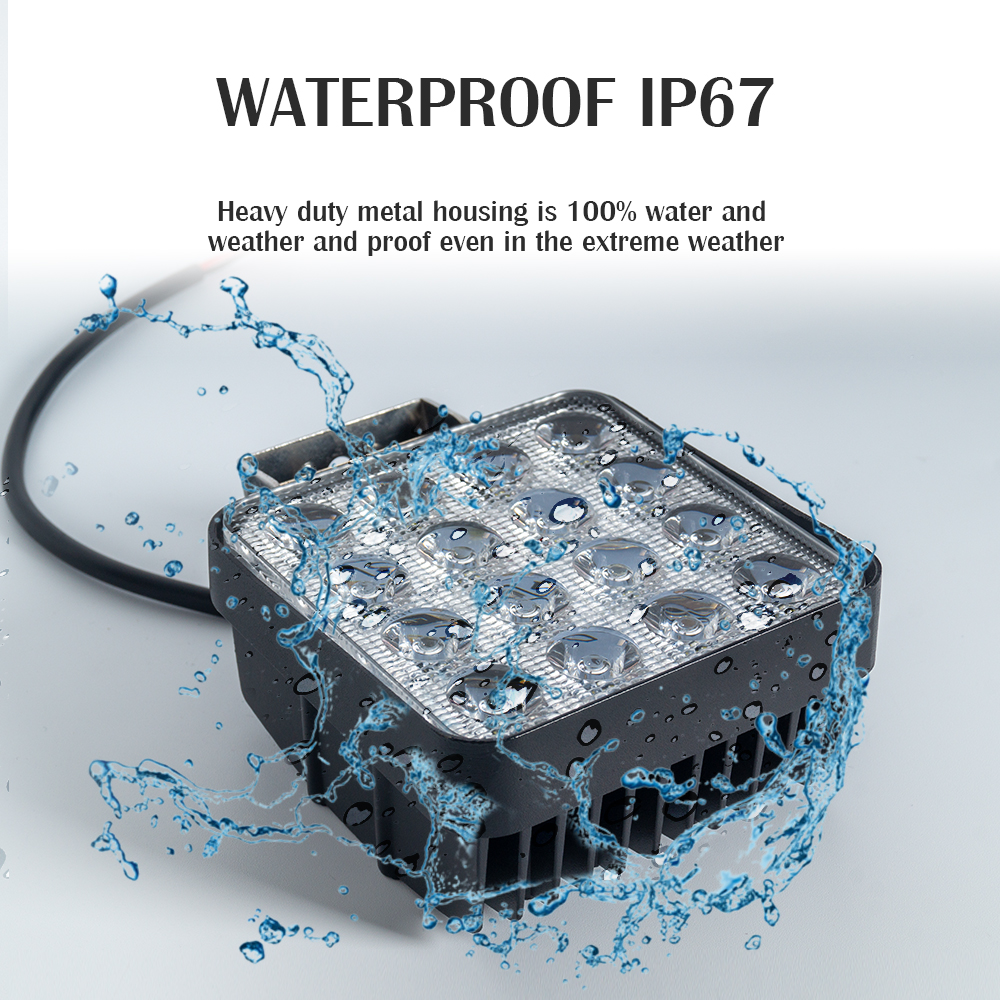 Toptan 48W kare LED iş ışık &ccedil;ubuğu 