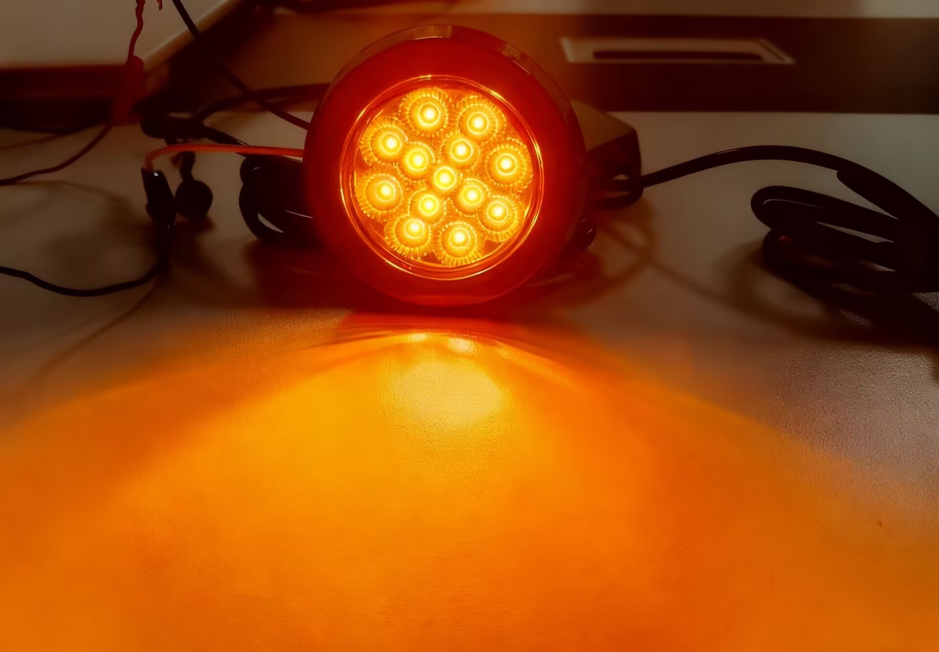 2.5 " Yuvarlak LED Yan İşaret Işıkları Yuvarlak Römork Kamyon Işıkları