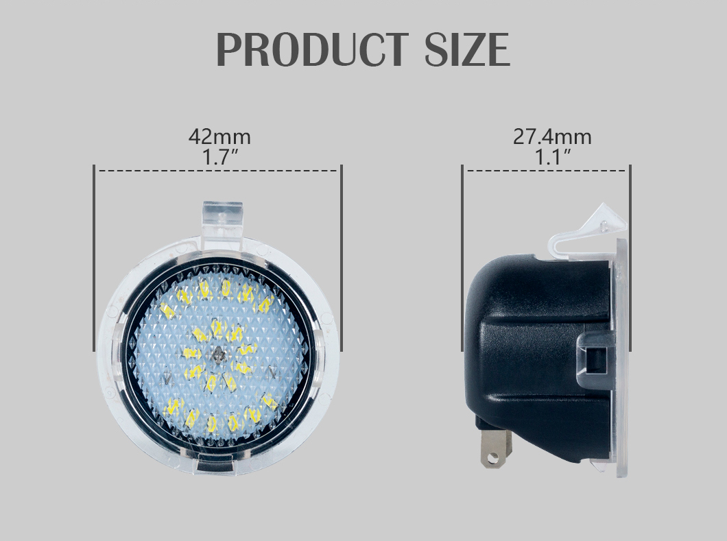 Beyaz LED Ayna Dikiz Işıkları, Puddle LED Ayna Dikiz Işıkları, Toyota LED Yan Ayna Puddle Dikiz Işıkları, Tundra LED Yan Ayna Puddle Dikiz Işığı, Sequoia LED Yan Ayna Dikiz Işığı