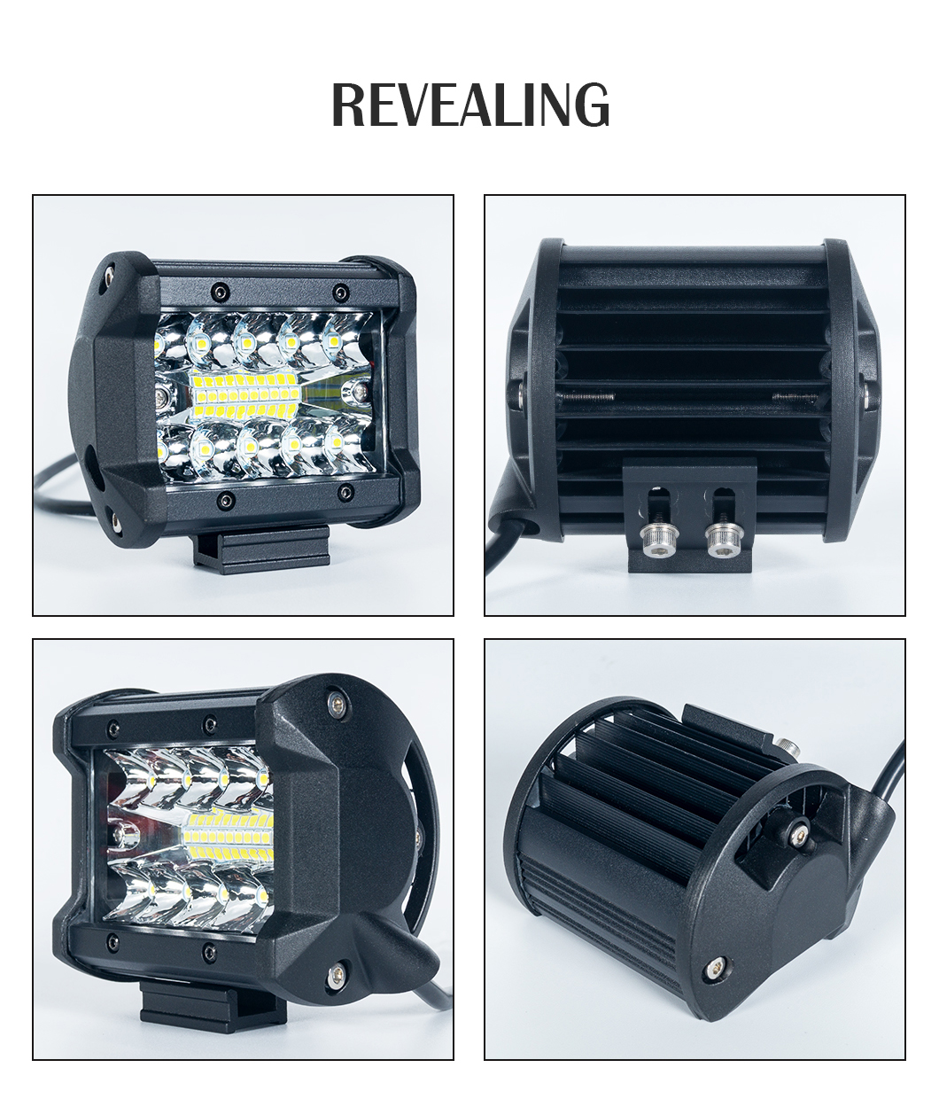 LED &ccedil;alışma Işığı &ccedil;ubuğu 4 in&ccedil; LED iş ışığı, 60W LED iş ışığı, LED Pods İş Işığı, LED İş Işığı &Ccedil;ubuğu, 4 in&ccedil; 60W LED İş Işığı