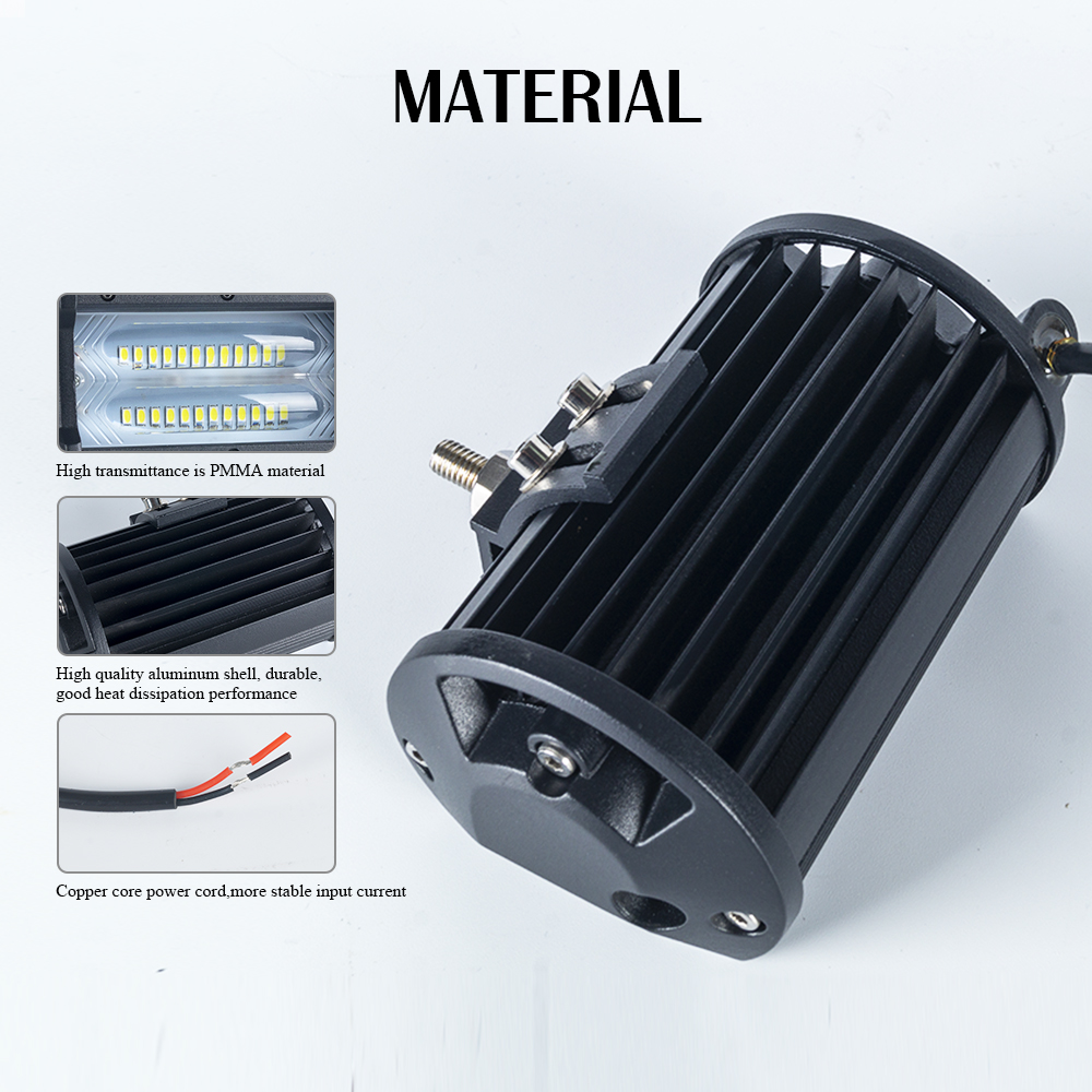 72W Dikd&ouml;rtgen Spot Işın LED Turck R&ouml;mork i&ccedil;in Işık İş Işıkları 