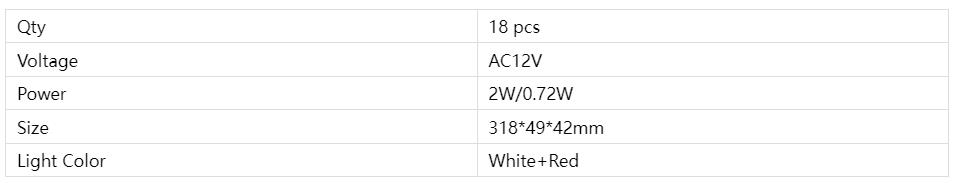 Chevy Fren Işıkları GX-018WR2835B-S