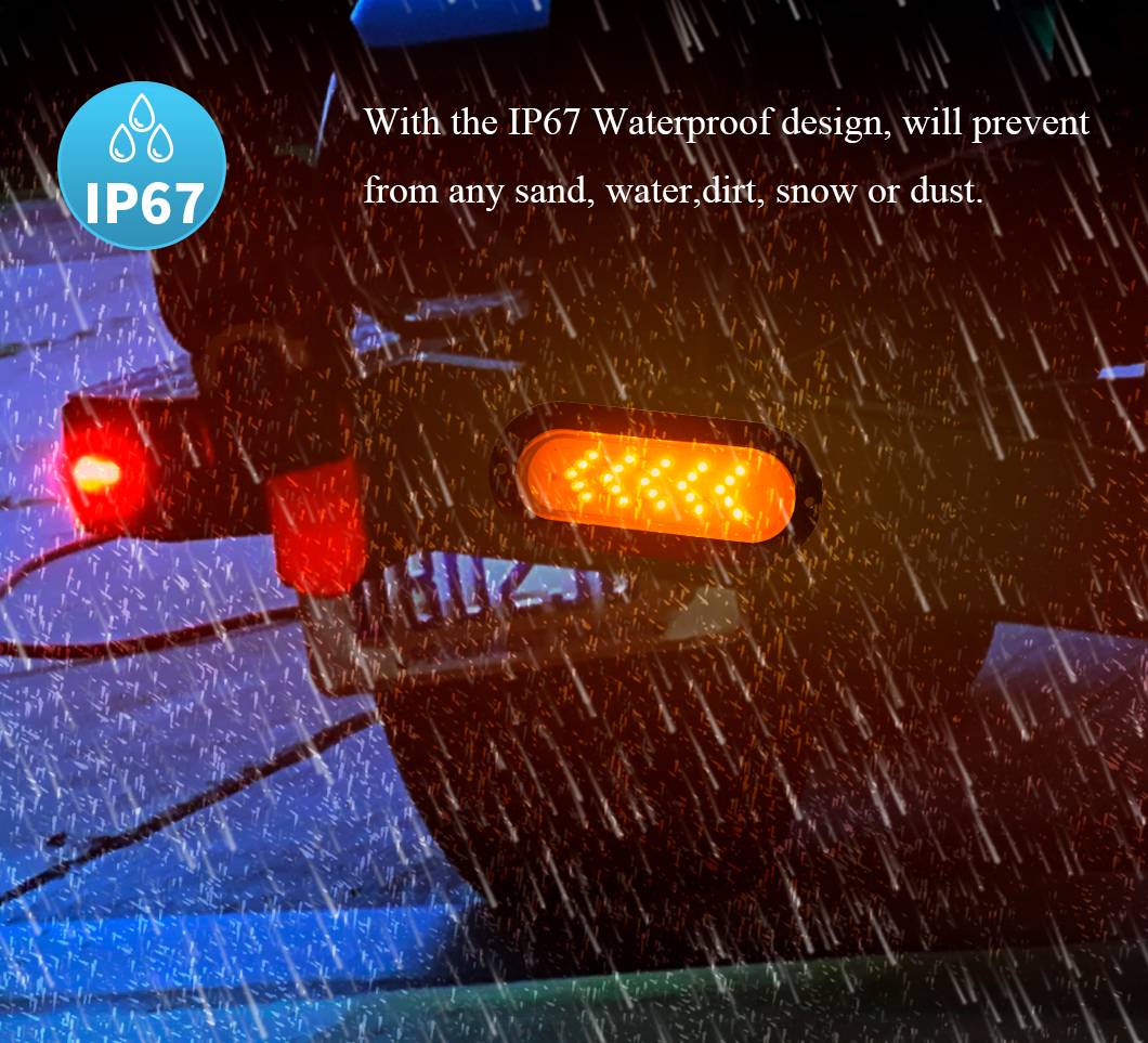 6 in&ccedil; LED kuyruk ışığı 6 