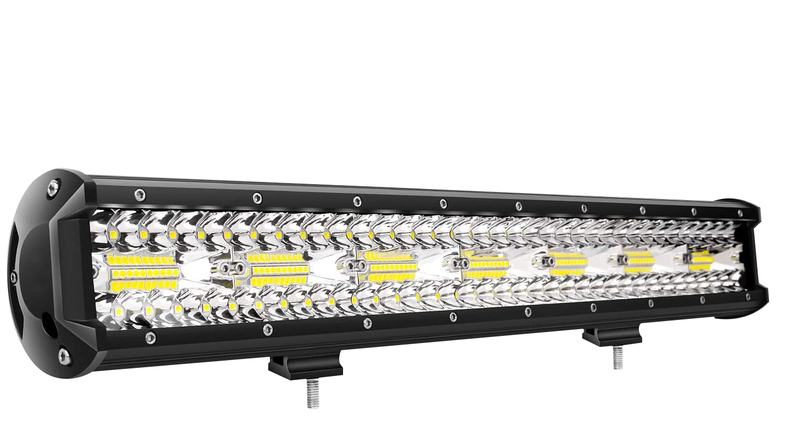 420W 20inch Üçlü Sıra Taşkın Noktası LED Çalışma Çubuğu Işıkları