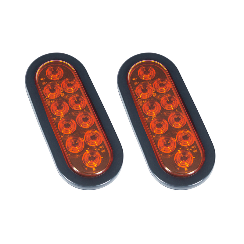 6 inç oval su geçirmez LED kuyruk ışığı römork için
