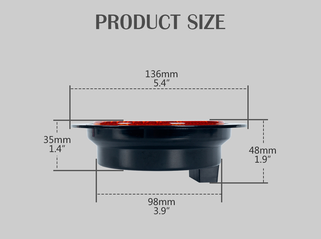 6 in&ccedil; LED kuyruk ışığı