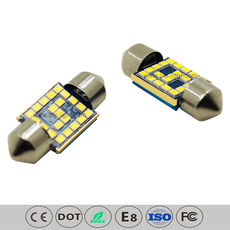 Canbus Polar Olmayan 31mm LED Araba Okuma Ampülü İç Işık