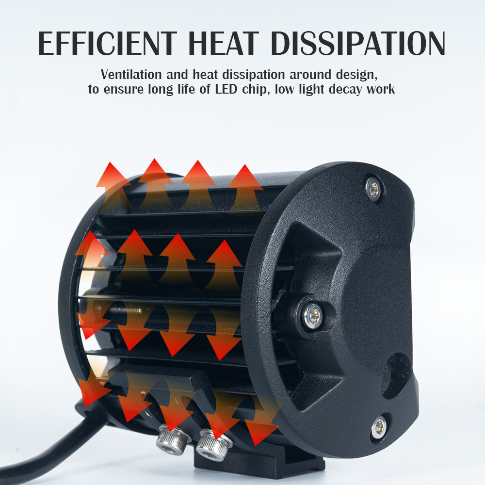 60W Dikdörtgen 4 İnç Led Çalışma Ampul